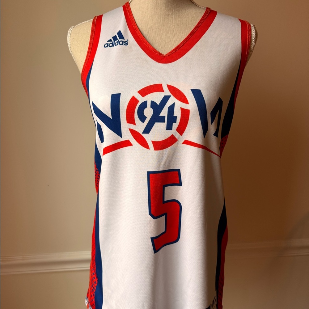 Adidas WXS Reversible White NOLA Red White & Blue Jersey - Picture 2 of 13